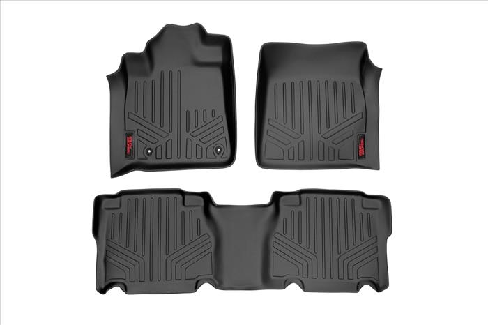 Floor Mats Front and Rear CrewMax Toyota Tundra 2WD/4WD (2007-2011) Rough Country