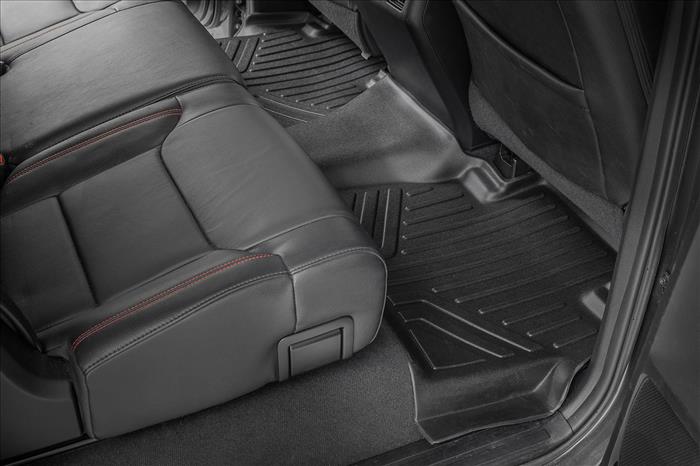 Floor Mats FR & RR CrewMax Toyota Tundra 2WD/4WD (2014-2021) Rough Country