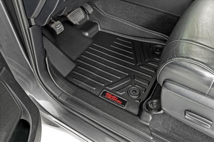Floor Mats FR & RR CrewMax Toyota Tundra 2WD/4WD (2014-2021) Rough Country