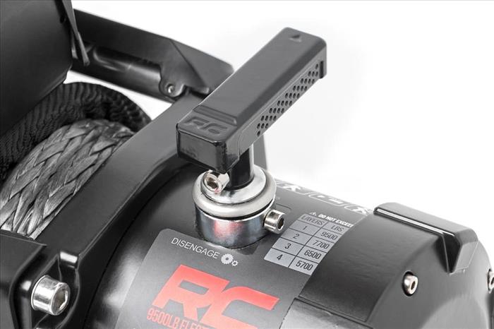9500-Lb Pro Series Winch Synthetic Rope Rough Country