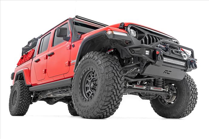 Power Running Boards Dual Electric Motor Jeep Gladiator JT 4WD (20-25) Rough Country