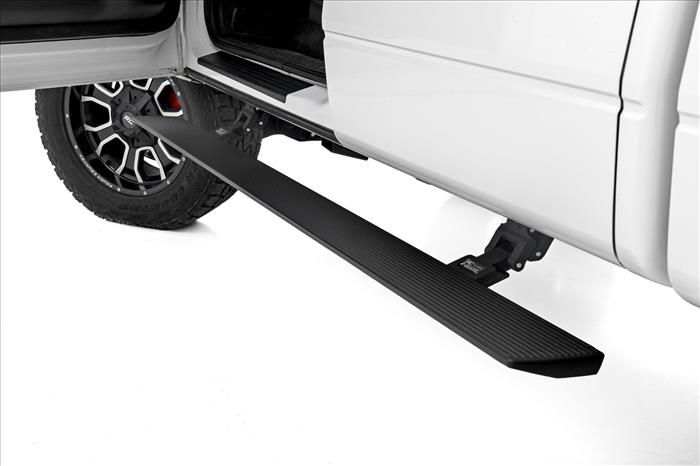 Power Running Boards Dual Electric Motor Crew Cab Ford F-150 (09-14) Rough Country