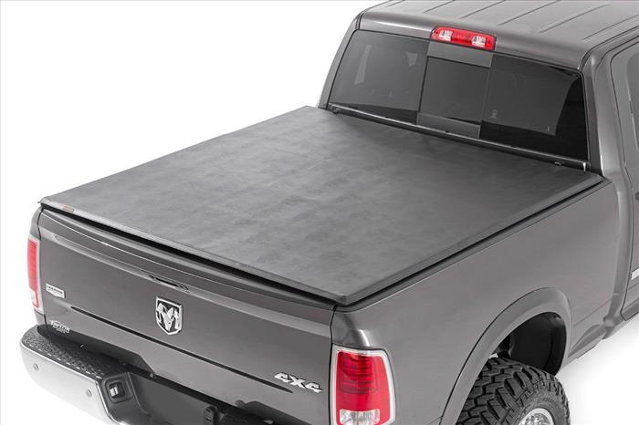 RAM 1500 Soft Tri-Fold Bed Cover 6 Foot 4 Inch Bed For 19-Pres RAM 1500 Rough Country