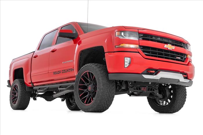 Nerf Steps Cab Length Crew Cab Silverado/Sierra 1500 (14-18 & Classic) Rough Country