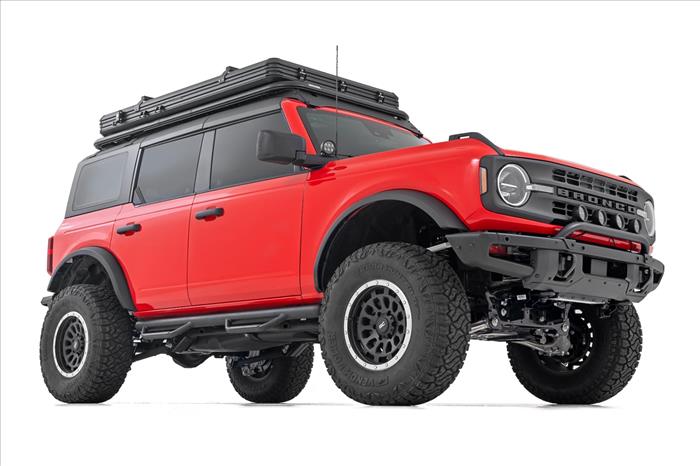 Nerf Steps Wheel to Wheel 4 Door Ford Bronco 4WD (2021-2025) Rough Country