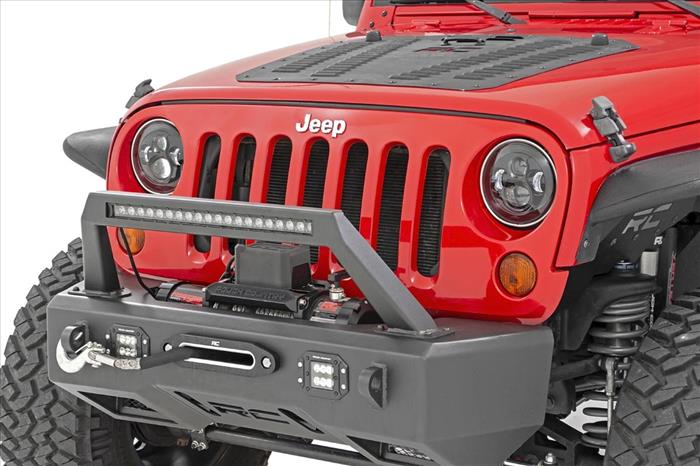 Jeep 7 Inch LED Projection Headlights Wrangler TJ JK Rough Country