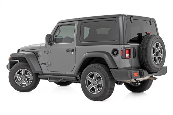 Nerf Steps Full Length 2 Door Jeep Wrangler JL 4WD (2018-2026) Rough Country