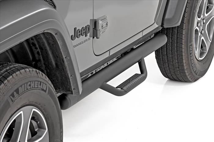 Nerf Steps Full Length 2 Door Jeep Wrangler JL 4WD (2018-2026) Rough Country
