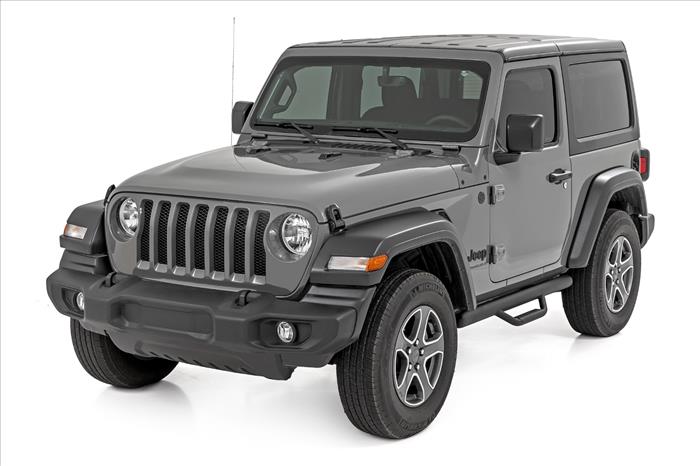 Nerf Steps Full Length 2 Door Jeep Wrangler JL 4WD (2018-2026) Rough Country