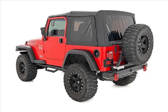 Nerf Steps Full Length Jeep Wrangler TJ 4WD (1997-2006) Rough Country