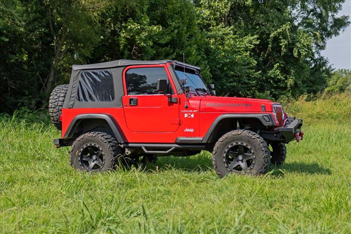 Nerf Steps Full Length Jeep Wrangler TJ 4WD (1997-2006) Rough Country