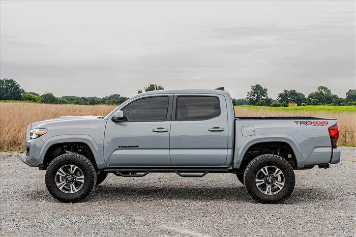Nerf Steps Cab Length Crew Cab 5 Foot Bed Toyota Tacoma 2WD/4WD (05-23) Rough Country
