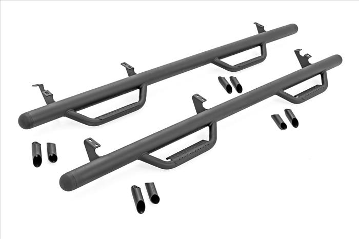 Nerf Steps Cab Length CrewMax 5 Foot 7 Inch Bed Toyota Tundra 2WD/4WD (07-21) Rough Country