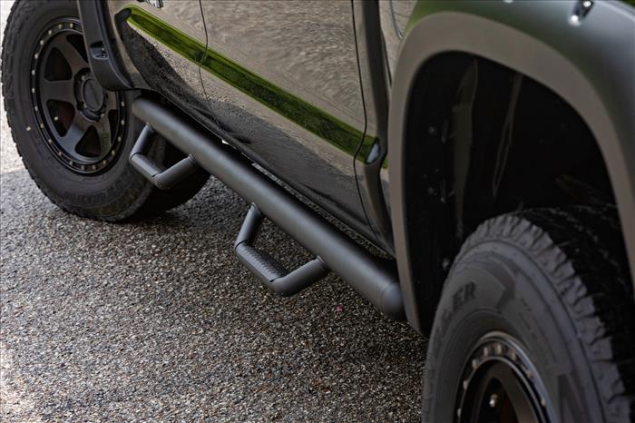 Nerf Steps Cab Length CrewMax 5 Foot 7 Inch Bed Toyota Tundra 2WD/4WD (07-21) Rough Country