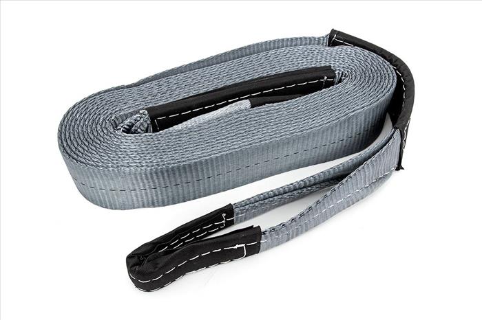 Winch Strap Rated Up to 16000 LBS 30 Foot Long x 2.5 Inch Wide Rough Country