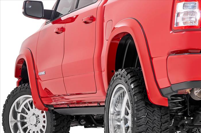 Sport Fender Flares PX8 Black Crystal Ram 1500 2WD/4WD (2019-2024) Rough Country