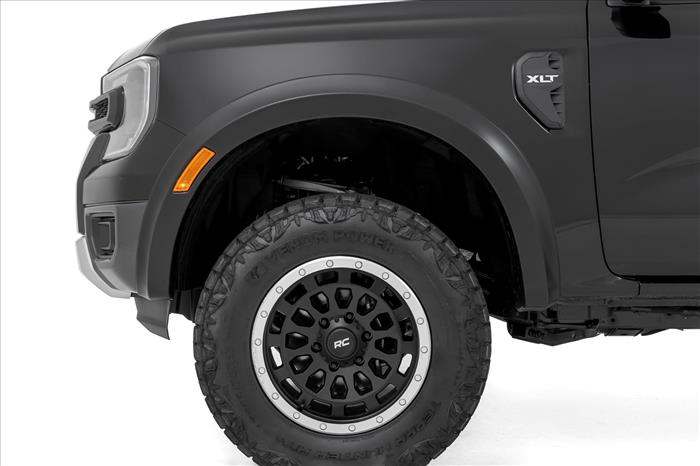 Fender Flares Sport G1 Absolute Black Ford Ranger 2WD/4WD (2024-2026) Rough Country