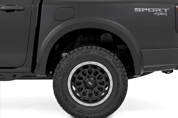 Fender Flares Sport JS Iconic Siver Ford Ranger 2WD/4WD (2024-2026) Rough Country