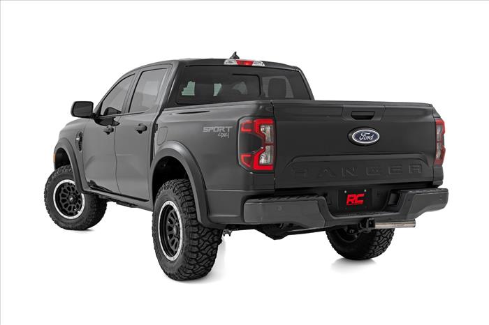 Fender Flares Sport M7 Carbonized Gray Ford Ranger 2WD/4WD (2024-2026) Rough Country