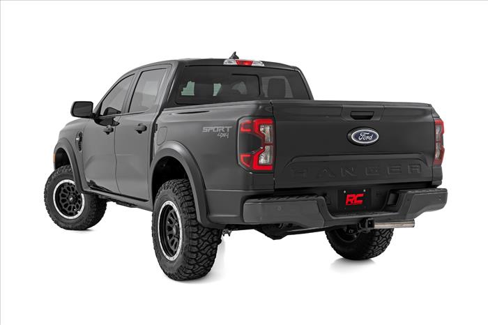 Fender Flares Sport NE Cactus Gray Ford Ranger 2WD/4WD (2024-2026) Rough Country
