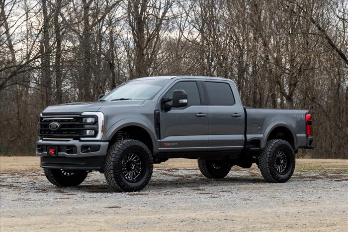 Sport Fender Flares JS Iconic Silver Ford F-250/F-350 Super Duty (23-26) Rough Country