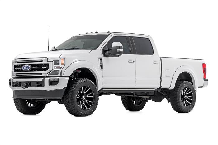 Fender Flares Sport YZ Oxford White Ford F-250/F-350 Super Duty (17-22) Rough Country