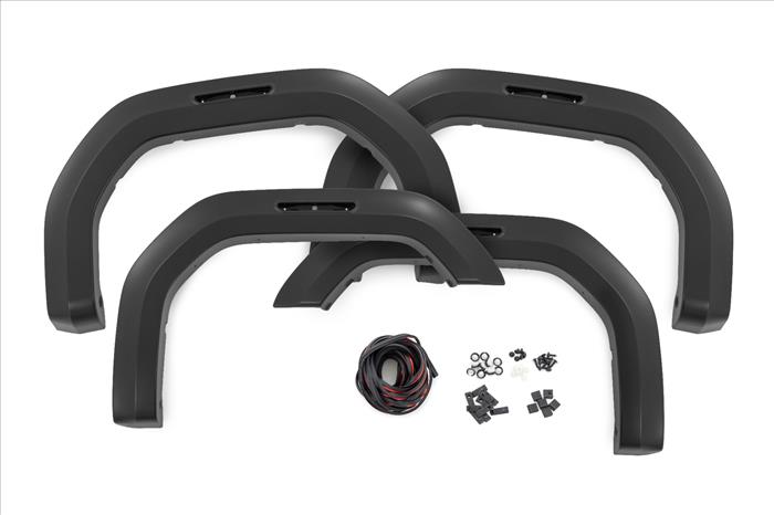 Fender Flares Sport 5IS Silver Ice GMC Sierra 2500 HD/Sierra 3500 HD (20-26) Rough Country