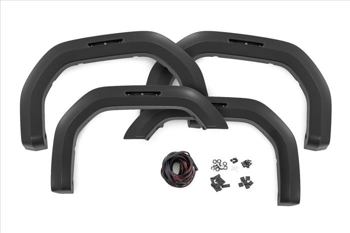 Fender Flares Sport GNK Brownstone GMC Sierra 2500 HD/Sierra 3500 HD (20-26) Rough Country