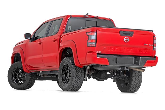Fender Flares Sport KH3 Super Black Nissan Frontier 2WD/4WD (2022-2026) Rough Country