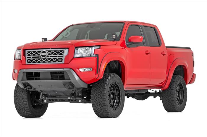 Fender Flares Sport KH3 Super Black Nissan Frontier 2WD/4WD (2022-2026) Rough Country