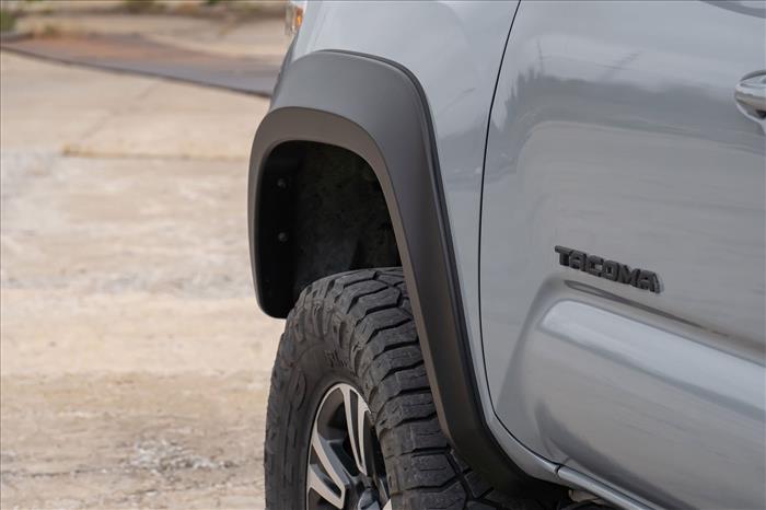 Fender Flares Sport 1J9 Celestial Silver Metallic Toyota Tacoma (16-23) Rough Country