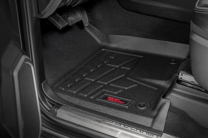 Sure-Fit Floor Mats Front & Rear Bucket Crew Ram 2500/3500 (19-26) Rough Country