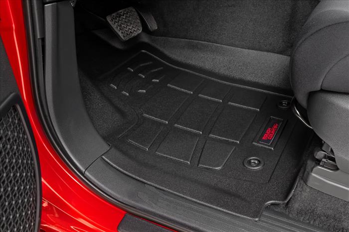 Sure-Fit Floor Mats Front & Rear TRD PRO Double Cab Toyota Tacoma (24-26) Rough Country