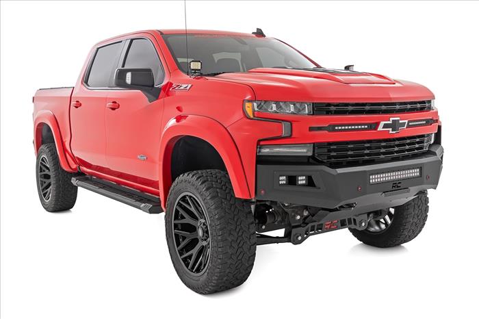 HD2 Aluminum Running Boards Crew Cab Silverado/Sierra 1500/2500HD/3500HD (19-26) Rough Country
