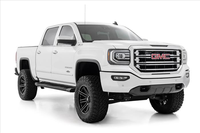 HD2 Aluminum Running Boards Ext Cab Silverado/Sierra 1500/2500HD/3500HD (07-19 & Classic) Rough Country