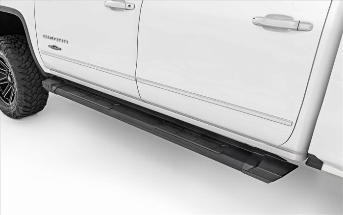 HD2 Aluminum Running Boards Ext Cab Silverado/Sierra 1500/2500HD/3500HD (07-19 & Classic) Rough Country