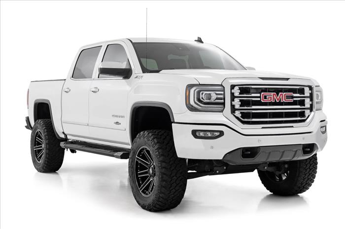HD2 Aluminum Running Boards Crew Cab Silverado/Sierra 1500/2500HD/3500HD (07-19 & Classic) Rough Country