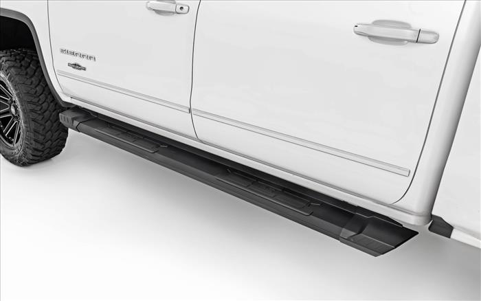 HD2 Aluminum Running Boards Crew Cab Silverado/Sierra 1500/2500HD/3500HD (07-19 & Classic) Rough Country