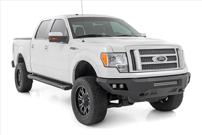 HD2 Aluminum Running Boards Super Crew Cab Ford F-150 2WD/4WD (2009-2014) Rough Country