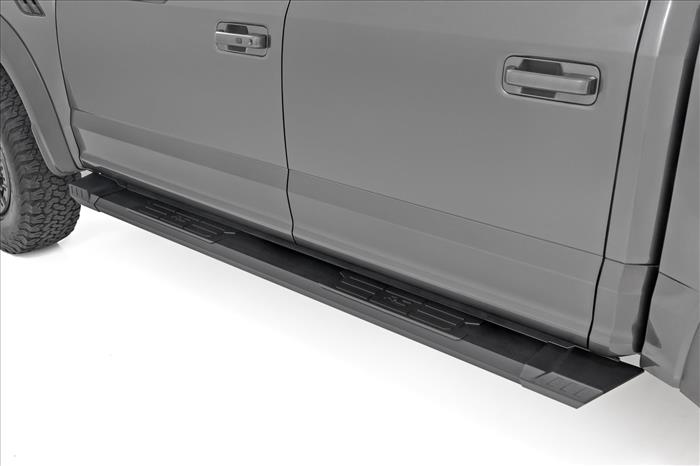 HD2 Aluminum Running Boards Crew Cab Ford F-150/Lightning/F-250/F-350/Raptor (15-26) Rough Country