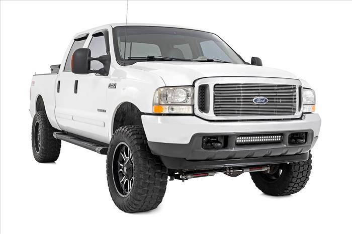 HD2 Aluminum Running Boards Super Crew Cab Ford F-250/F-350 Super Duty (99-16) Rough Country