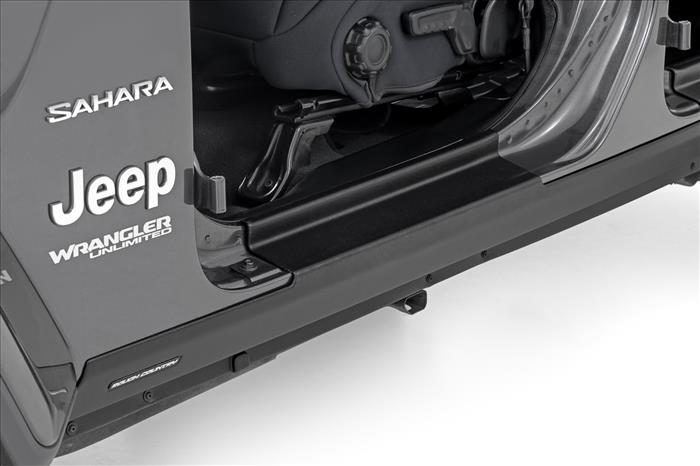 Trail Cladding Rocker Sill Plates Jeep Wrangler Unlimited 4WD (2018-2026) Rough Country