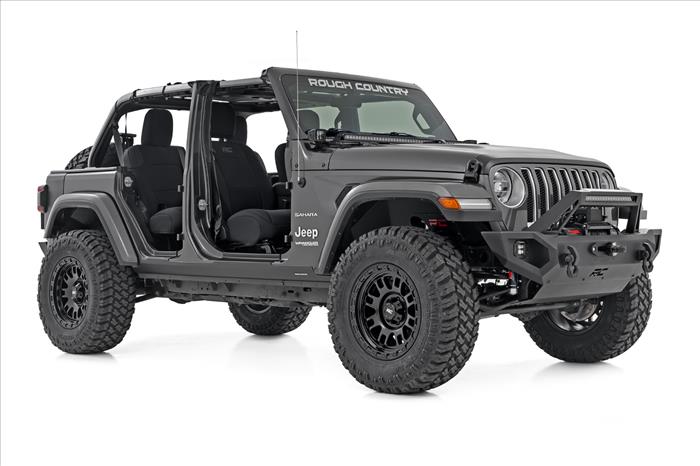 Trail Cladding Rocker Sill Plates Jeep Wrangler Unlimited 4WD (2018-2026) Rough Country