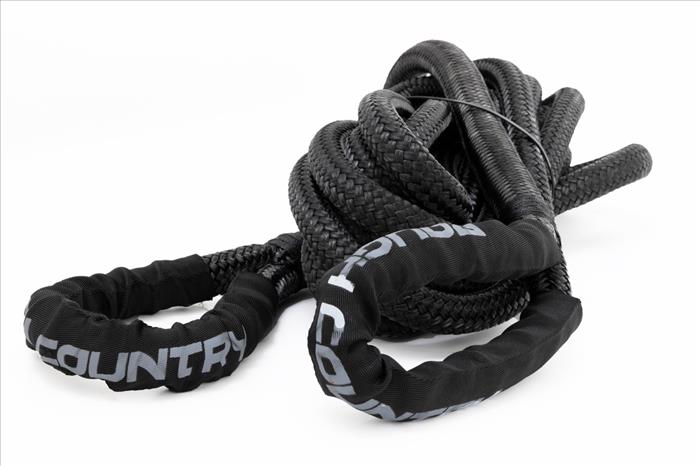 Kinetic Recovery Rope 1 Inch x 30 Feet 30000lb Capacity Rough Country