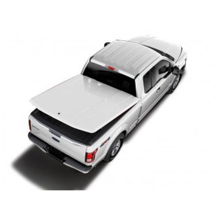 5.5 Bed, White Platinum 2015-2017 Ford F-150 Tonneau Covers - Hard Painted by UnderCover