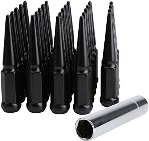 Willys Tire and Wheels - Black Spiked Lugs