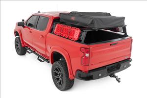 Bed Rack Half Rack Aluminum Chevy Silverado 1500 2WD/4WD (2019-2026) Rough Country