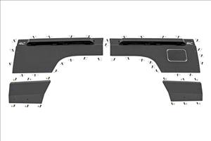 Jeep Rear Upper and Lower Quarter Panel Armor 97-01 Cherokee XJ Rough Country