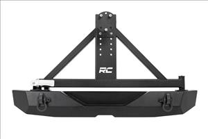 Rear Bumper Rock Crawler Tire Carrier Jeep Wrangler JK/Wrangler Unlimited (07-18) Rough Country