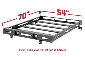 Roof Rack Jeep Wrangler JL (18-26)/Wrangler Unlimited (18-26) 4WD Rough Country